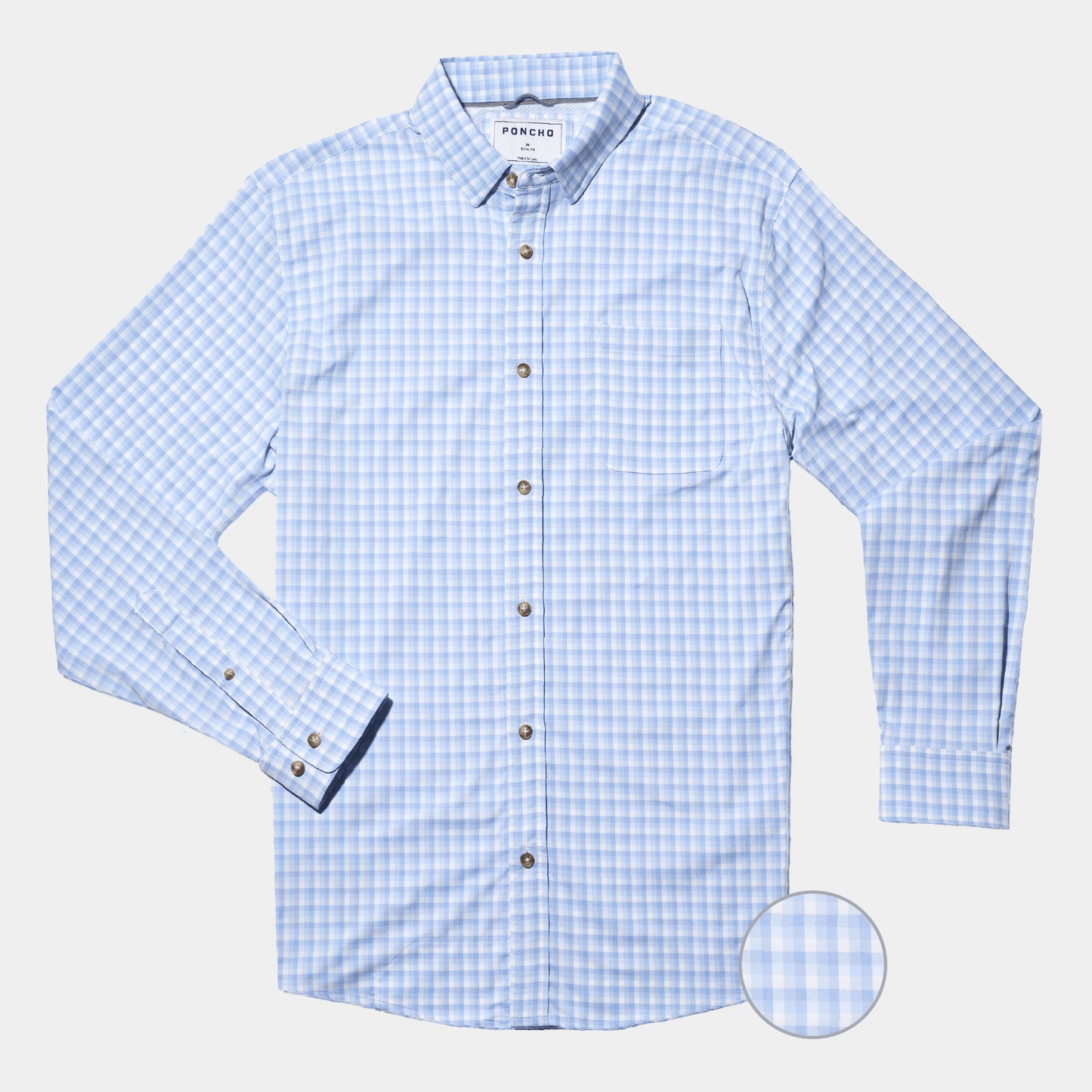 Poncho The Kingfish Poncho Men's Long Sleeve Button Down Shirts Rivers and Glen Trading Co