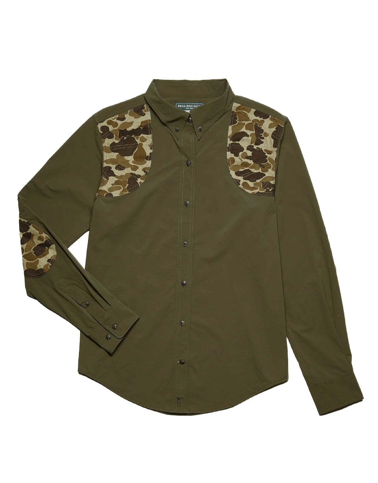 Ball and Buck Active+ Joan Shirt Ball and Buck Olive/Original Camo / L Women's Long Sleeve Hunting Shirts Rivers and Glen Trading Co