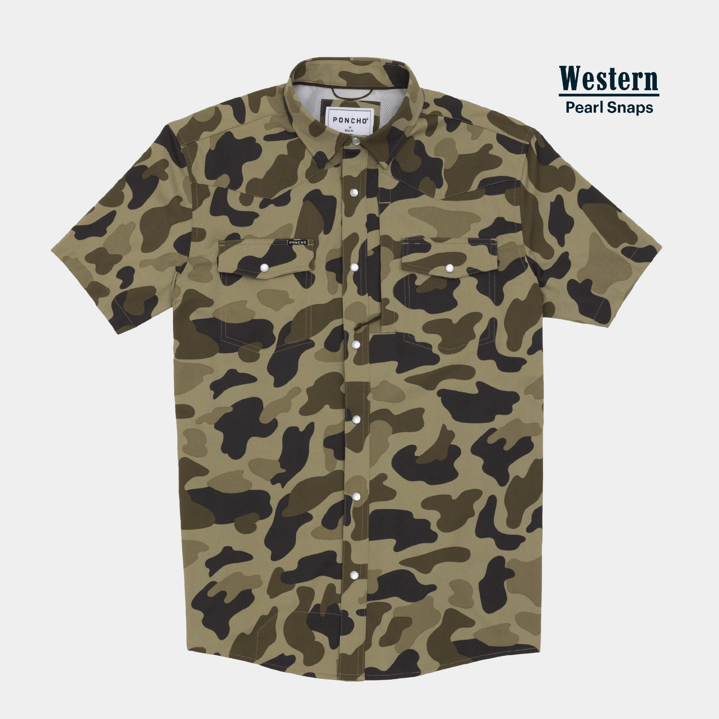 Poncho The Pampa Poncho Men's Short Sleeve Button Down Shirts Rivers and Glen Trading Co