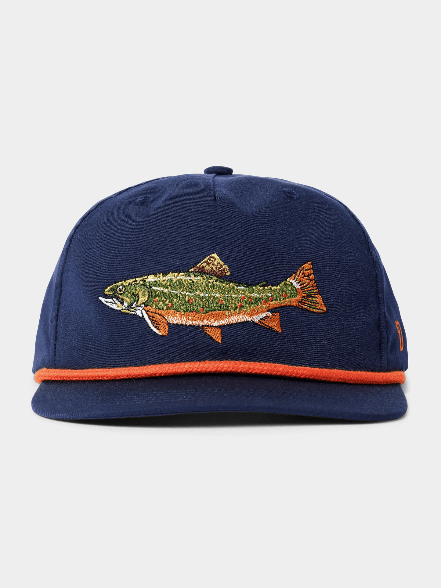 Duck Camp Brook Trout Hat Duck Camp Vintage Navy Headwear Rivers and Glen Trading Co