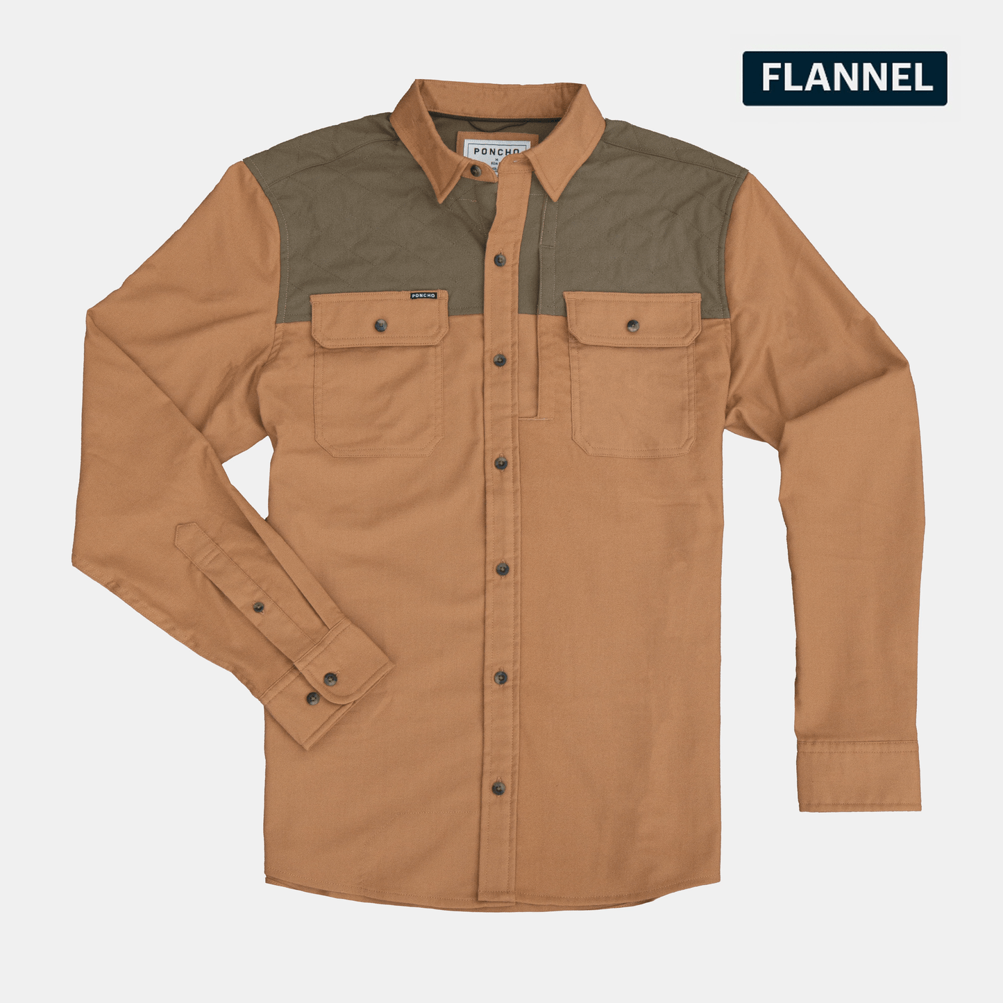 Poncho The Ditch Chicken Poncho Men's Long Sleeve Button Down Shirts Rivers and Glen Trading Co