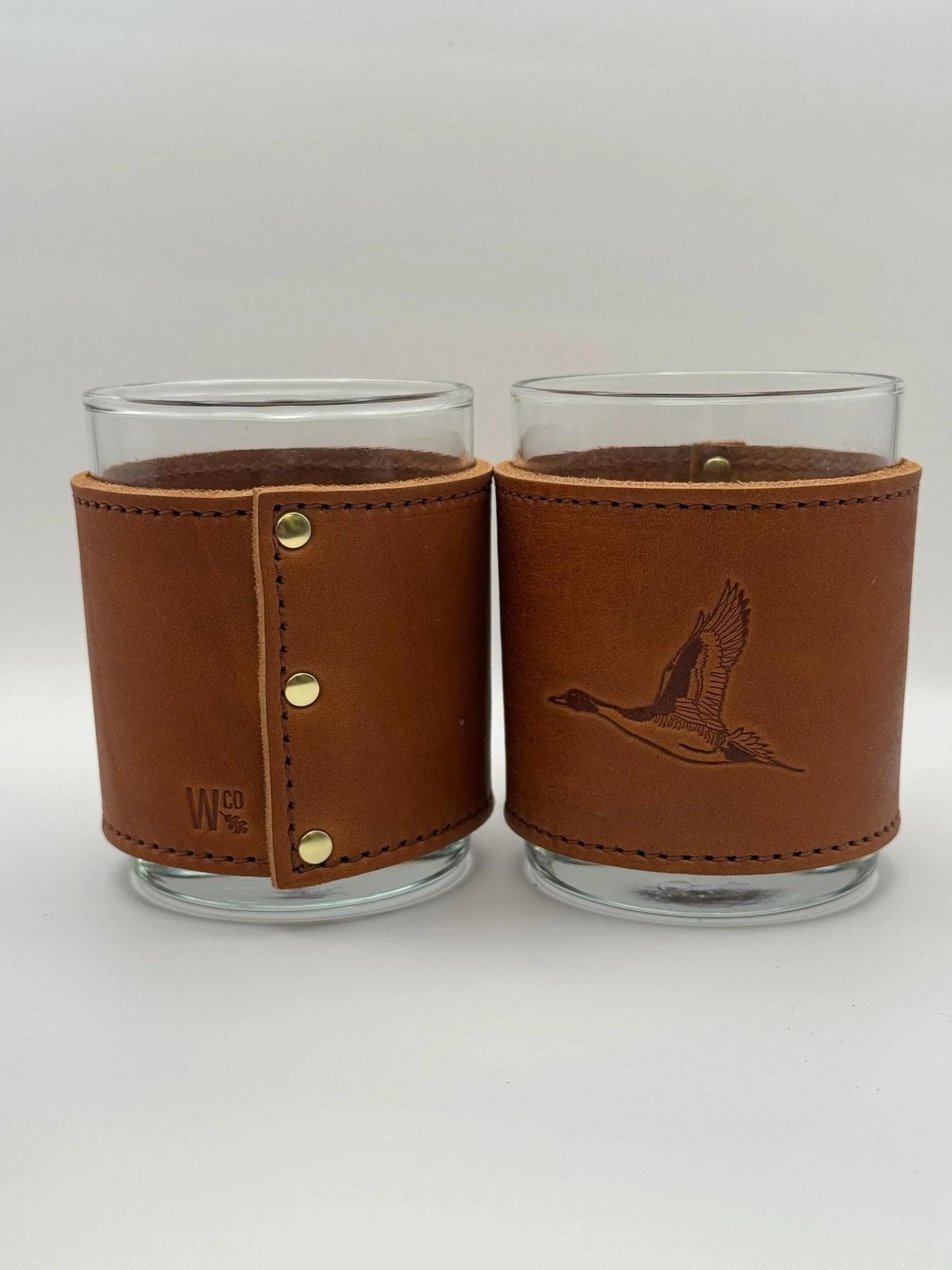 Woodley Co Rocks Glasses- Ducks Woodley Co Set of 4 Ducks Glassware Rivers and Glen Trading Co
