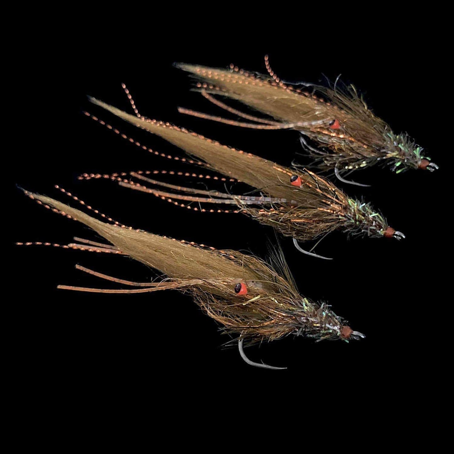 Redfish Tickler Sight Cast Copper/Rust 1/0 Flies Rivers and Glen Trading Co