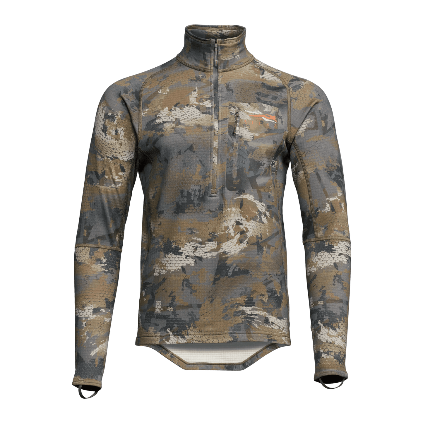 Sitka Grinder Zip-T Sitka Optifade Waterfowl Timber / XL Men's Hunting Jackets Rivers and Glen Trading Co