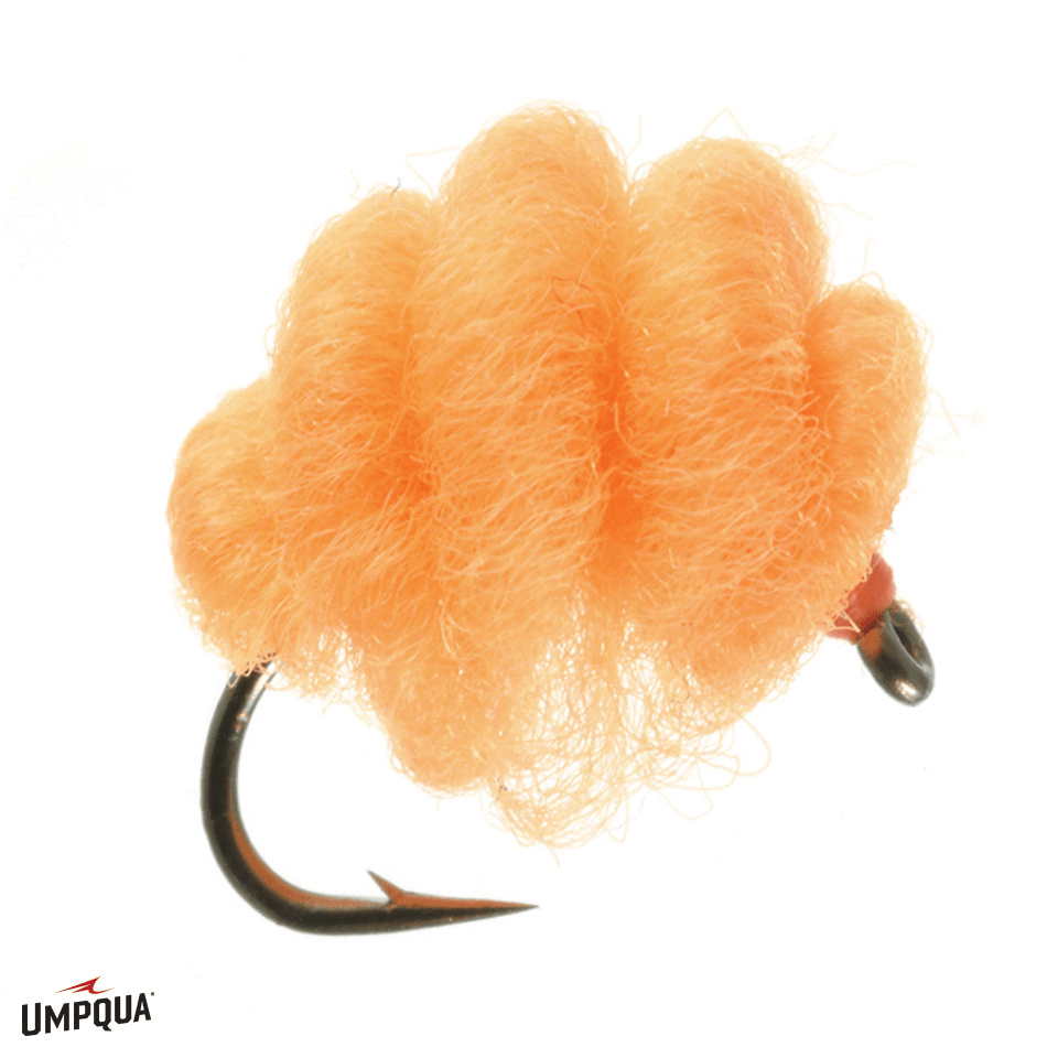MICRO SPAWN Umpqua 12 / Steelhead Orange Flies Rivers and Glen Trading Co