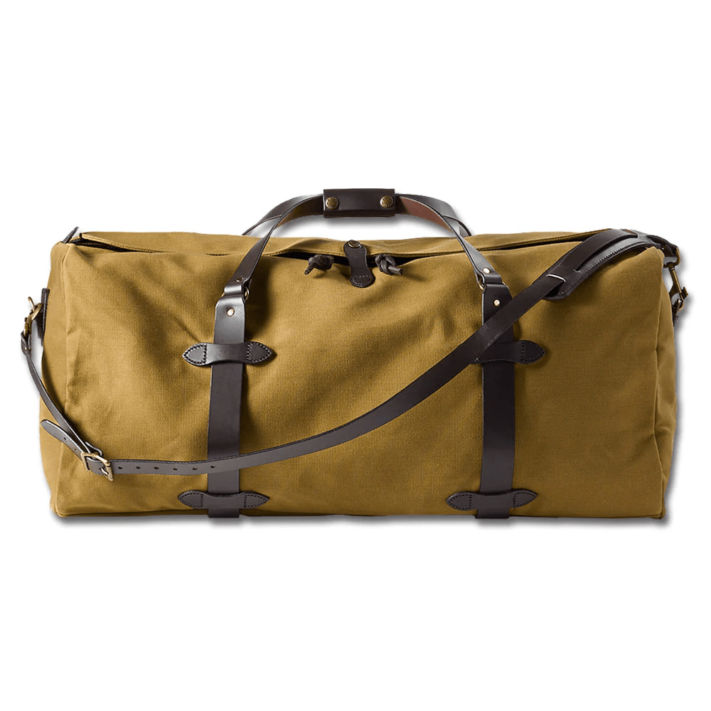 Filson Large Duffle Bag Filson Tan Luggage Rivers and Glen Trading Co