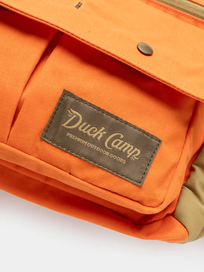 Duck Camp Canvas Upland Strap Vest Duck Camp Blaze/Wheat Men's Hunting Vests Rivers and Glen Trading Co