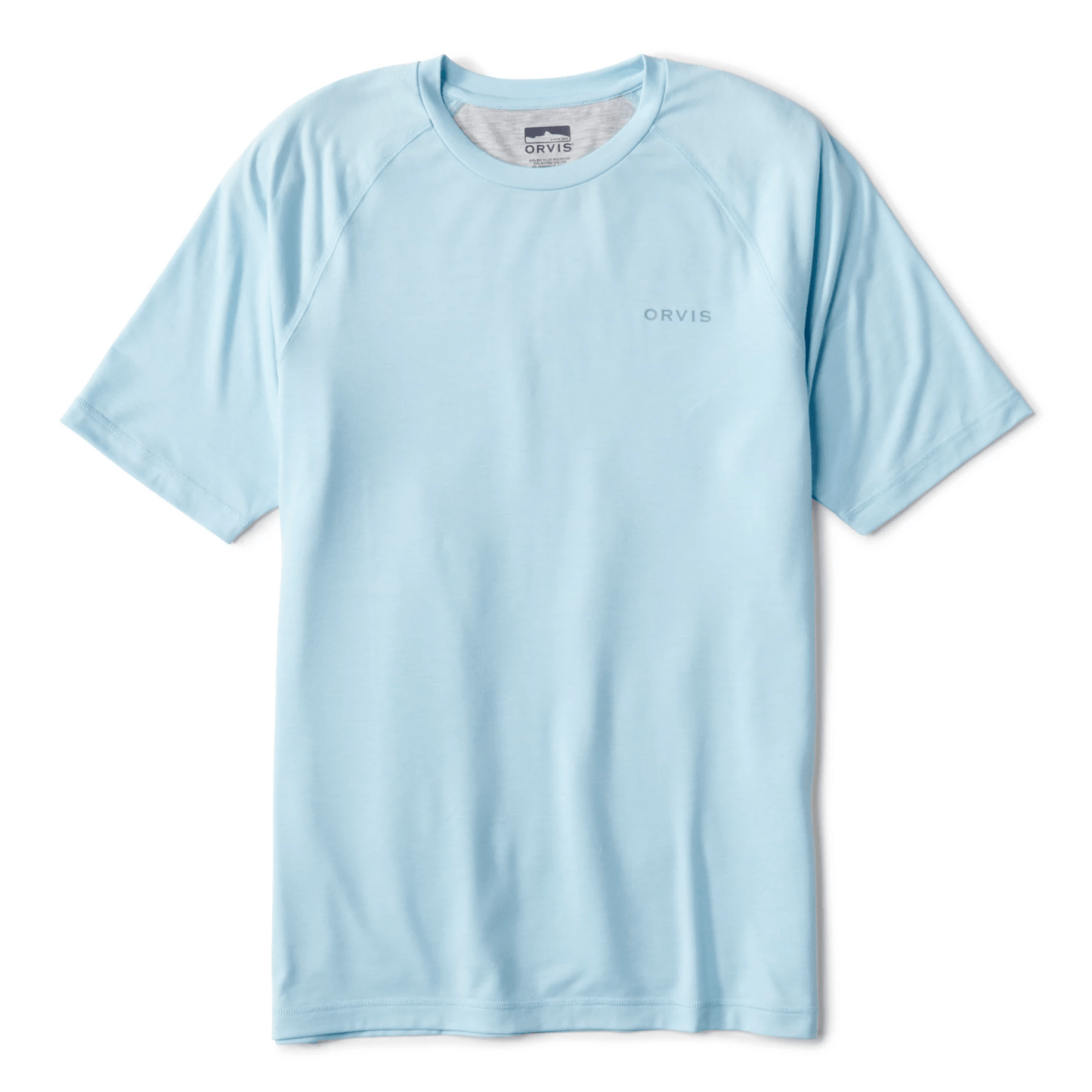 Orvis DriCast™ Short-Sleeved Crew Orvis Blue Mist / L Men's Short Sleeve Crew Shirts Rivers and Glen Trading Co