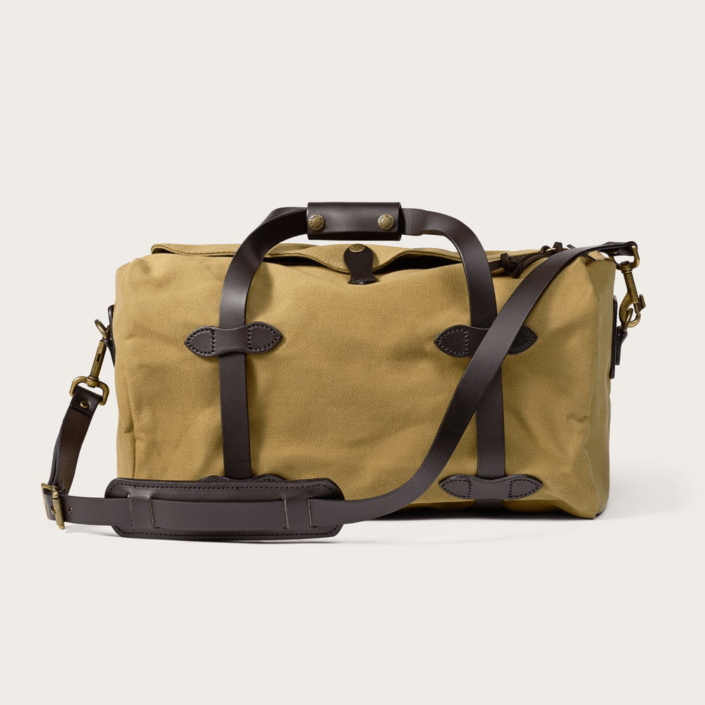 Filson Small Duffle Bag Filson Tan Luggage Rivers and Glen Trading Co