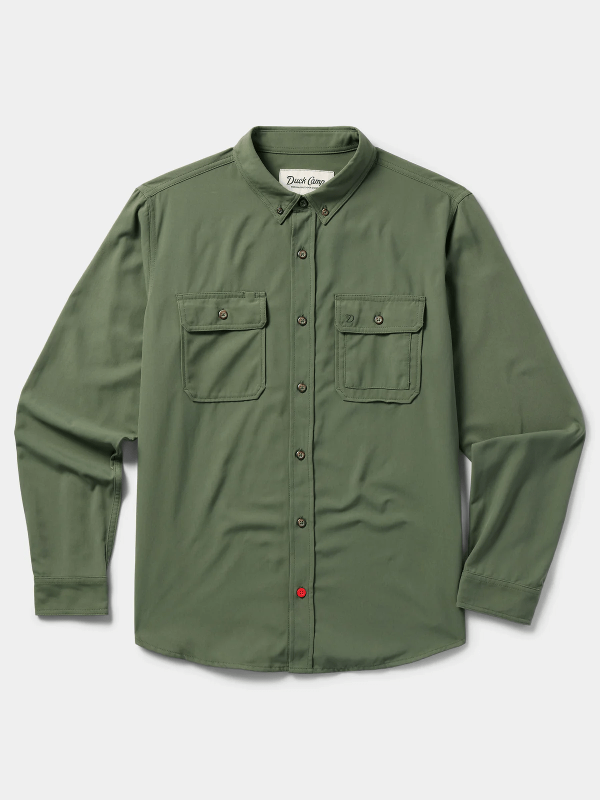 Duck Camp Field Shirt Duck Camp Thyme / M Men's Long Sleeve Button Down Shirts Rivers and Glen Trading Co