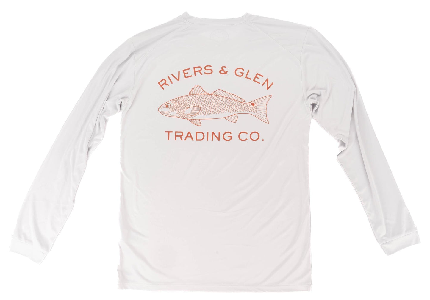 R&G Redfish Solar LS Crew Rivers and Glen Trading Co. Shirts Aluminum / M Men's Long Sleeve Crew Shirts Rivers and Glen Trading Co