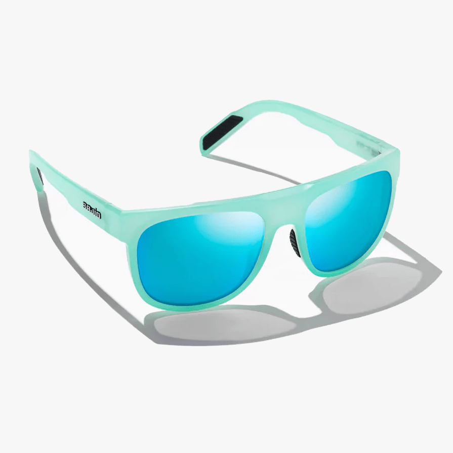 Bajio Chelem Sunglasses Bajio Cenote Blue Gloss/ Blue Mirror Poly Sunglasses Rivers and Glen Trading Co
