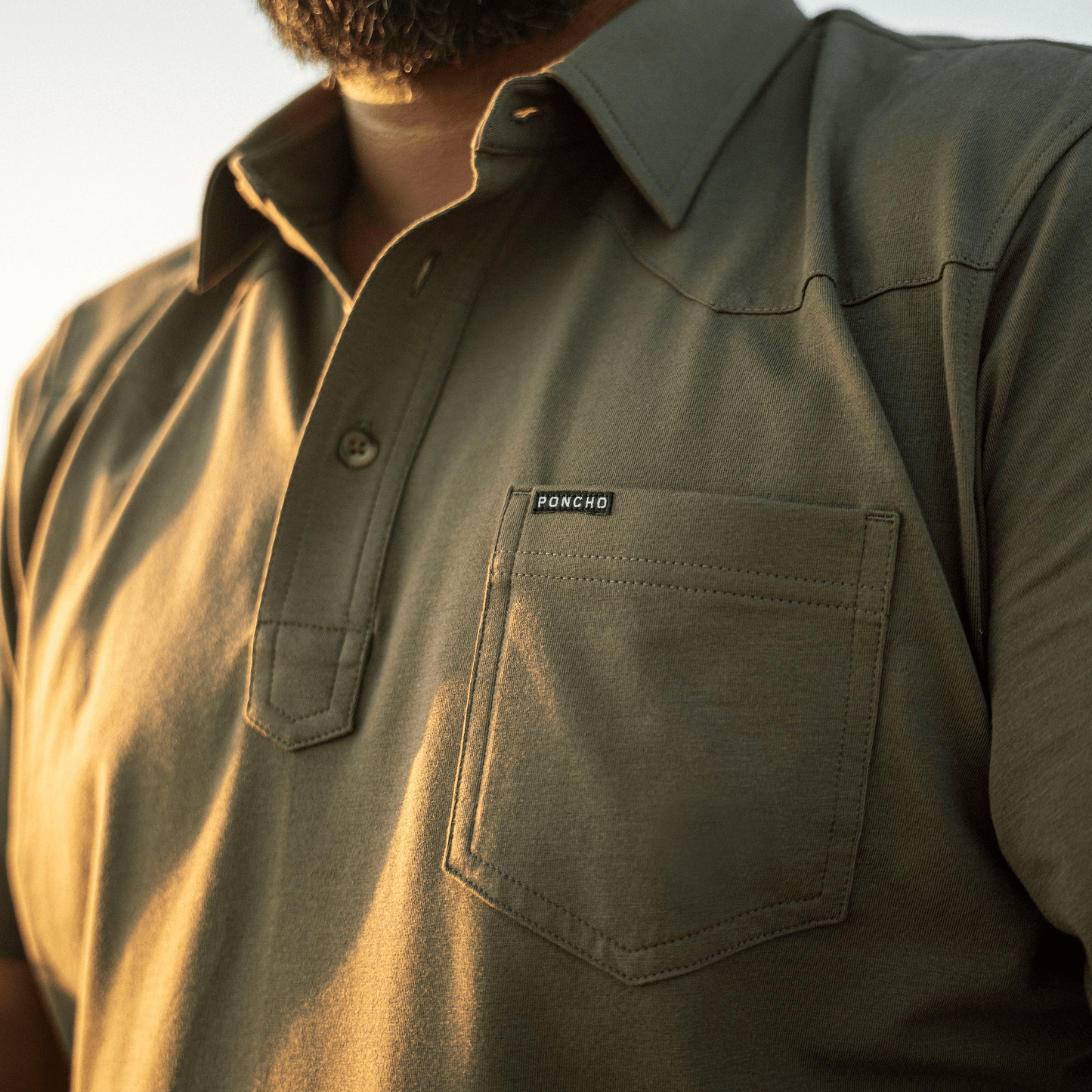 Poncho The Jalapeno Cream Cheese Poncho Men's Polos Rivers and Glen Trading Co