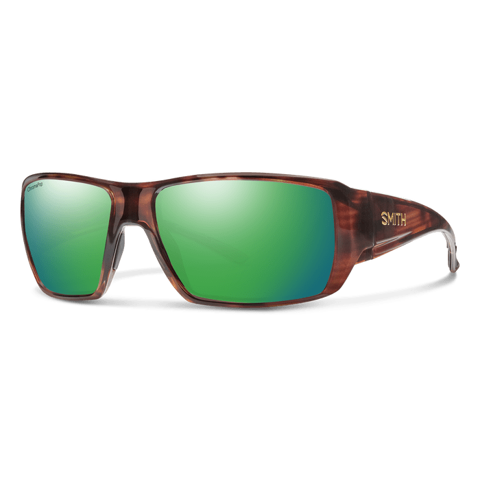 Smith Guides Choice XL Smith Matte Tortoise / Chromapop Glass Polarized Green Mirror Sunglasses Rivers and Glen Trading Co