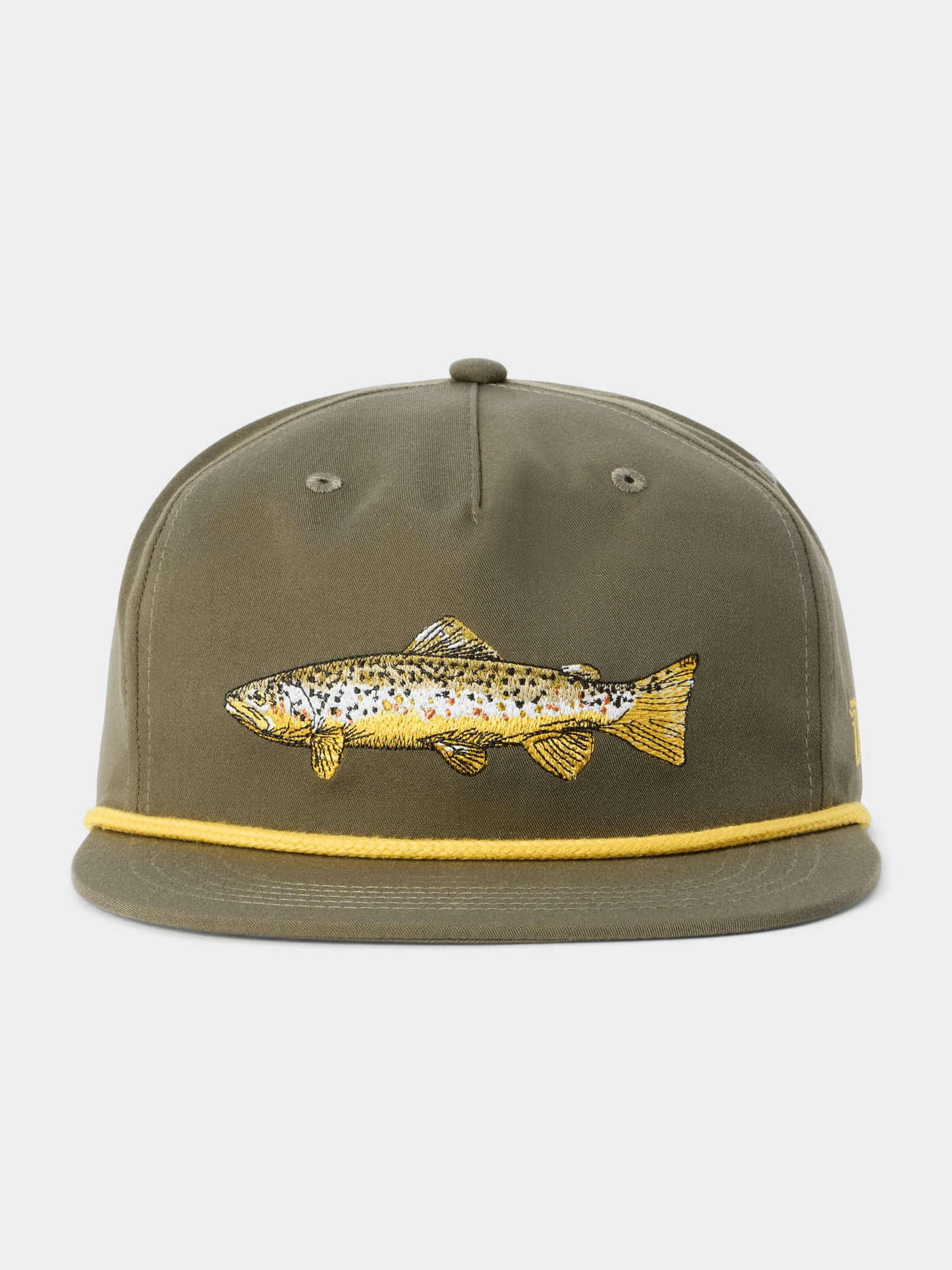 Duck Camp Brown Trout Hat Duck Camp Military Green Headwear Rivers and Glen Trading Co