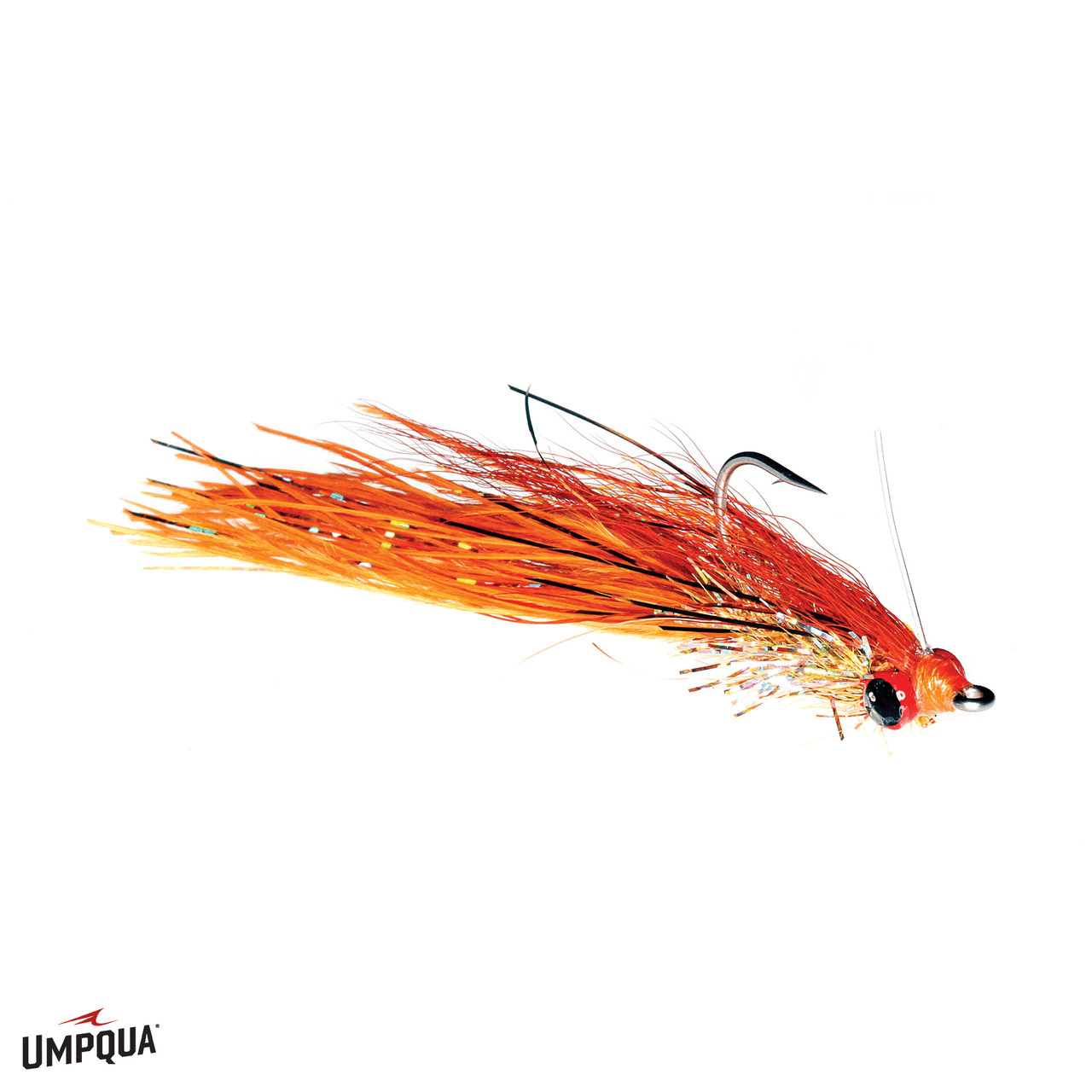 Yanks Assassin Redfish 2 Umpqua Yanks Assassin Redfish / Red/Orange / 2 Flies Rivers and Glen Trading Co