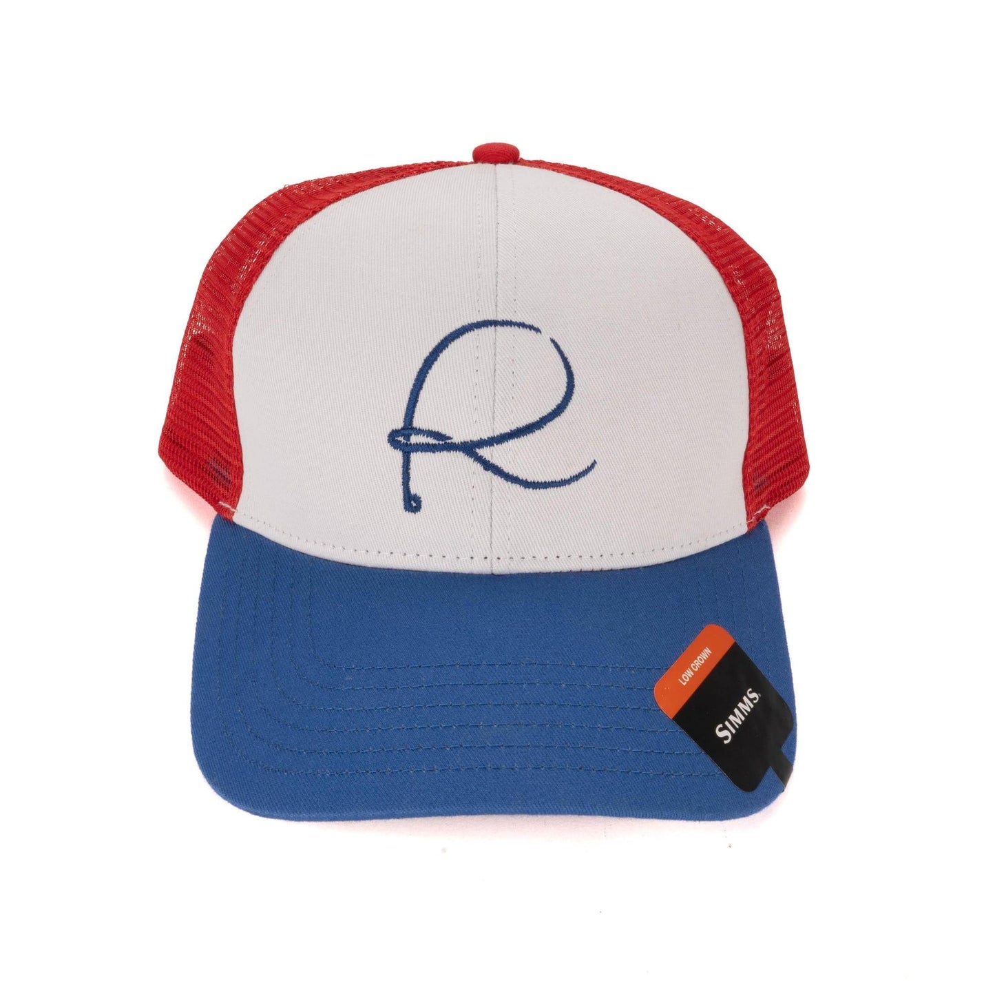 CBP Trucker Hat Simms White w/ R Logo Headwear Rivers and Glen Trading Co