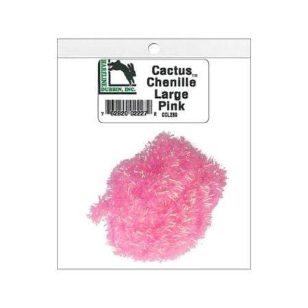 Hareline Cactus Chenille Large Hareline Dubbin Pink Fly Tying Rivers and Glen Trading Co