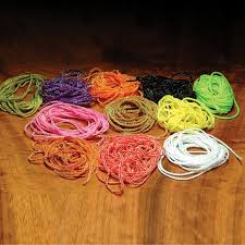 Hareline Dubbin Pearl Core Braid Hareline Dubbin Pink Fly Tying Rivers and Glen Trading Co