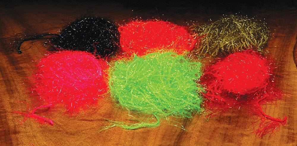 Hareline Polar Chenille Hareline Dubbin Hot Orange Fly Tying Rivers and Glen Trading Co