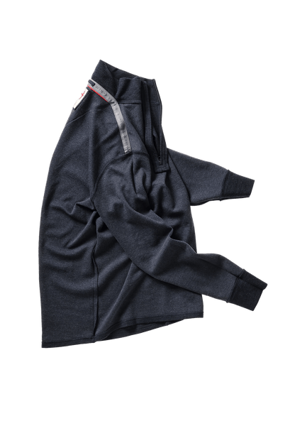 Relwen Wool/Cttn Quarter-Zip