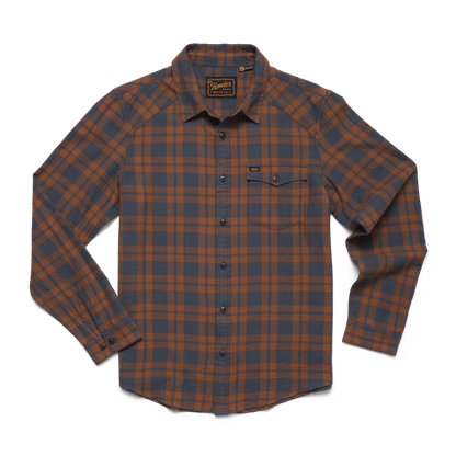 Howler Brothers La Grange Lightweight Flannel Howler Brothers Cohen Plaid: Stargazer / M Men's Long Sleeve Button Down Shirts Rivers and Glen Trading Co