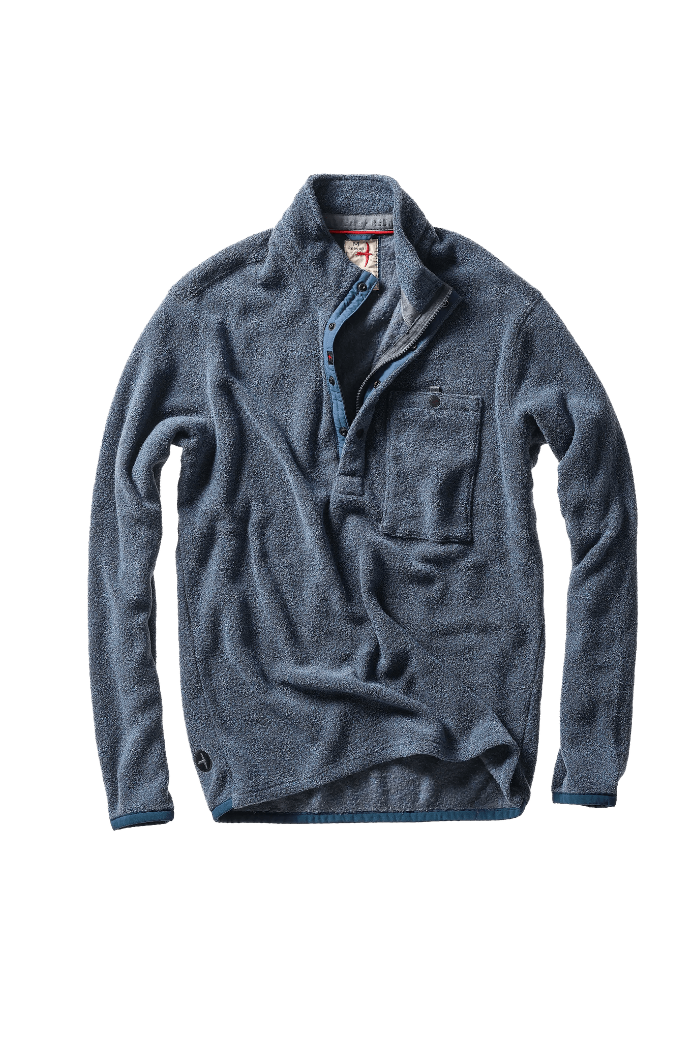 Relwen Terry Snap-Zip Mock Relwen Cadet Navy / XXL Men's Pullovers Rivers and Glen Trading Co