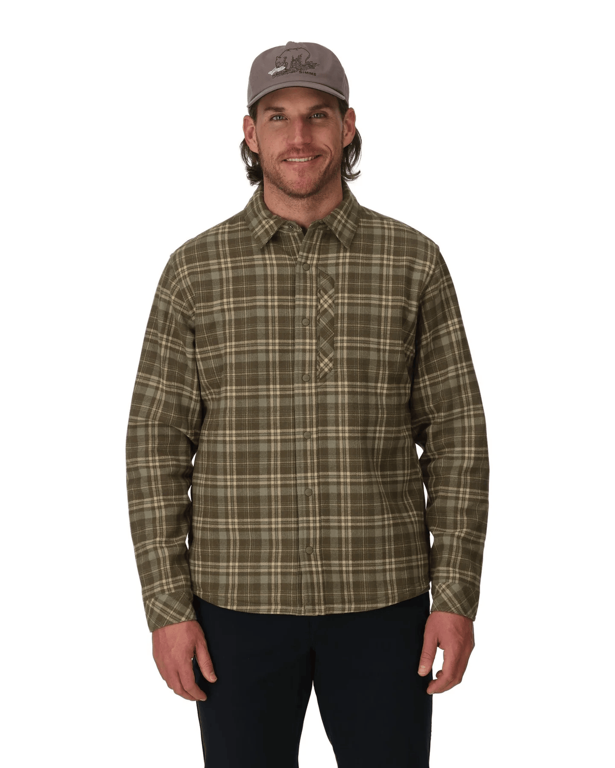 Simms Coldweather Shacket Simms Men's Long Sleeve Button Down Shirts Rivers and Glen Trading Co