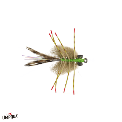 IMPROVED MERKIN Umpqua OLIVE/TAN 04 Flies Rivers and Glen Trading Co