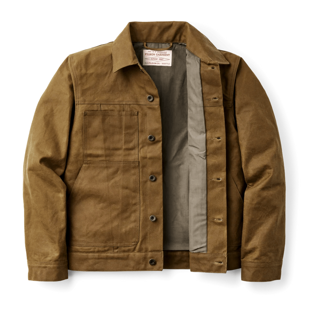 Filson Tin Cloth Short Lined Cruiser Jacket Filson Men's Jackets Rivers and Glen Trading Co
