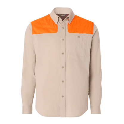 Orvis Men’s Featherweight Long-Sleeve Shooting Shirt Orvis Blaze Sand / XXL Men's Long Sleeve Hunting Shirts Rivers and Glen Trading Co