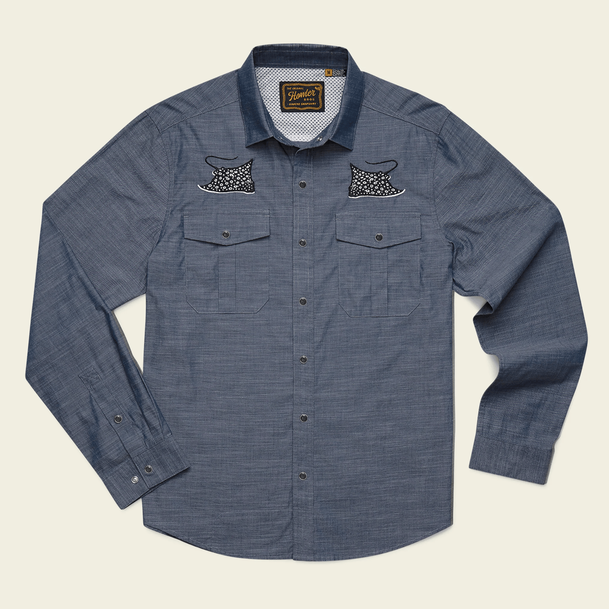 Howler Brothers Gaucho Snapshirt Howler Brothers Patrolling Rays / M Men's Long Sleeve Button Down Shirts Rivers and Glen Trading Co