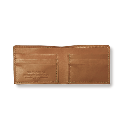 Filson Bridle Leather Bi-fold Wallet Filson Wallets Rivers and Glen Trading Co