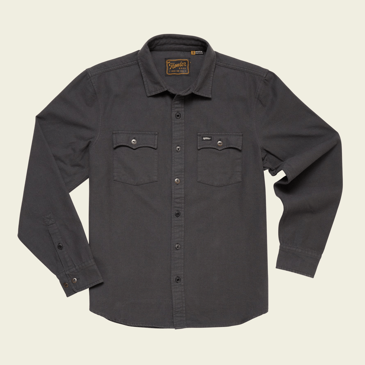 Howler Brothers Novato Shirt Howler Brothers Antique Black / L Men's Long Sleeve Button Down Shirts Rivers and Glen Trading Co