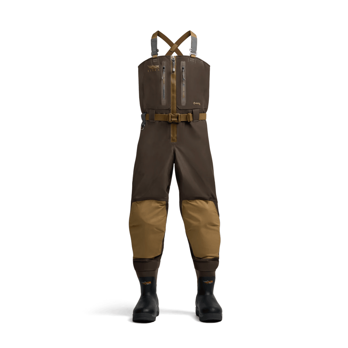 Sitka Delta Pro Zip GTX Wader Sitka Earth / 10 Large Men's Waders Rivers and Glen Trading Co