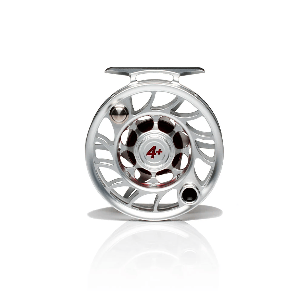 Hatch Iconic Reel Hatch Outdoors Clear/Red / 4 Plus / Large Arbor Reels Rivers and Glen Trading Co