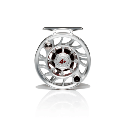 Hatch Iconic Reel Hatch Outdoors Clear/Red / 4 Plus / Large Arbor Reels Rivers and Glen Trading Co