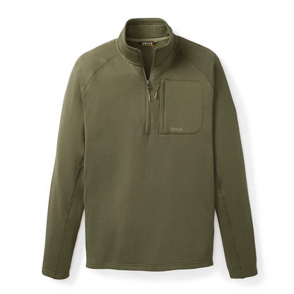 Orvis Men's Horseshoe Hills Fleece 1/4-Zip Orvis Tarragon / XL Men's Pullovers Rivers and Glen Trading Co