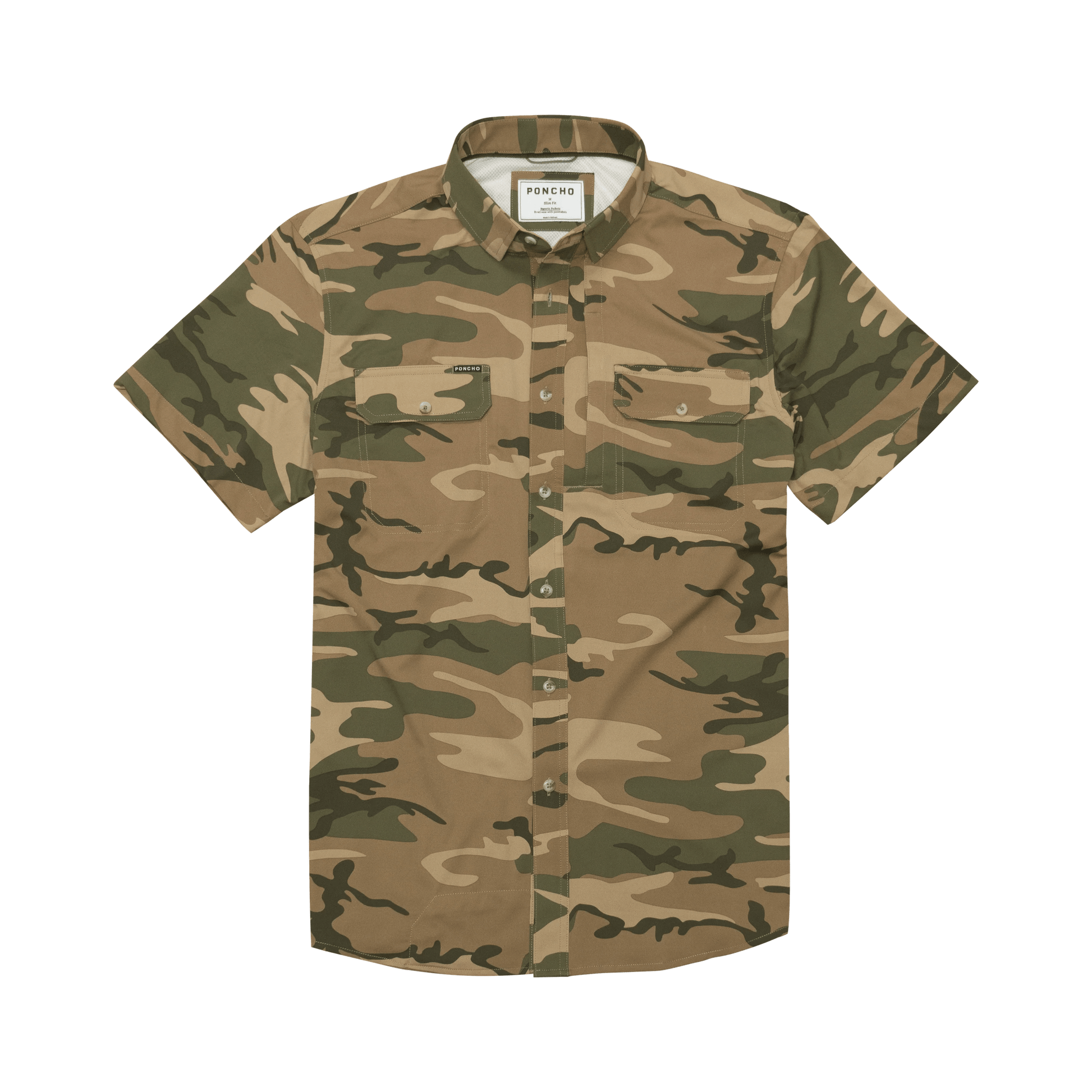 Poncho The Cordoba Poncho Men's Short Sleeve Button Down Shirts Rivers and Glen Trading Co