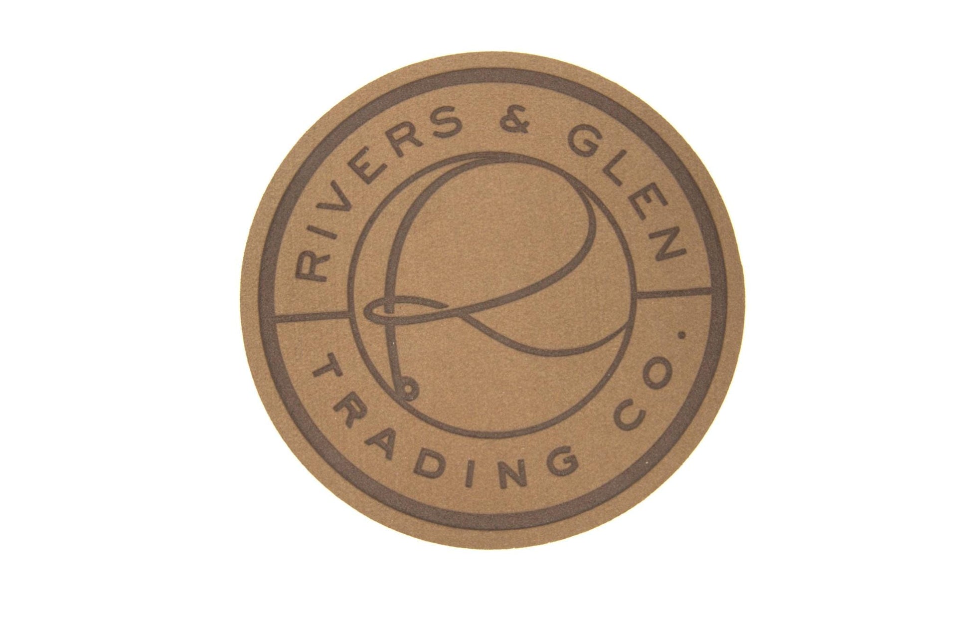 R&G Boat Patch (Round R) Wedge Tan Fly Patch Rivers and Glen Trading Co
