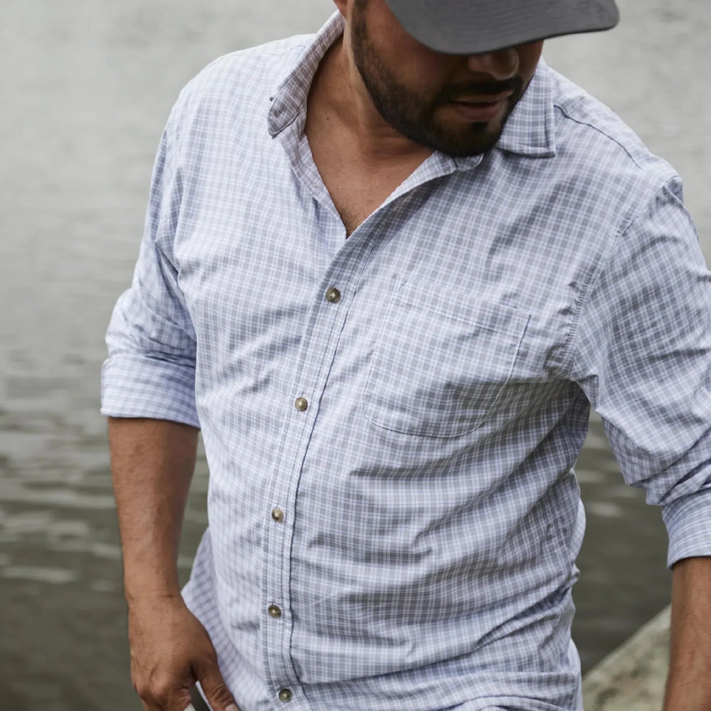 Poncho The Dolly Varden Poncho Men's Long Sleeve Button Down Shirts Rivers and Glen Trading Co