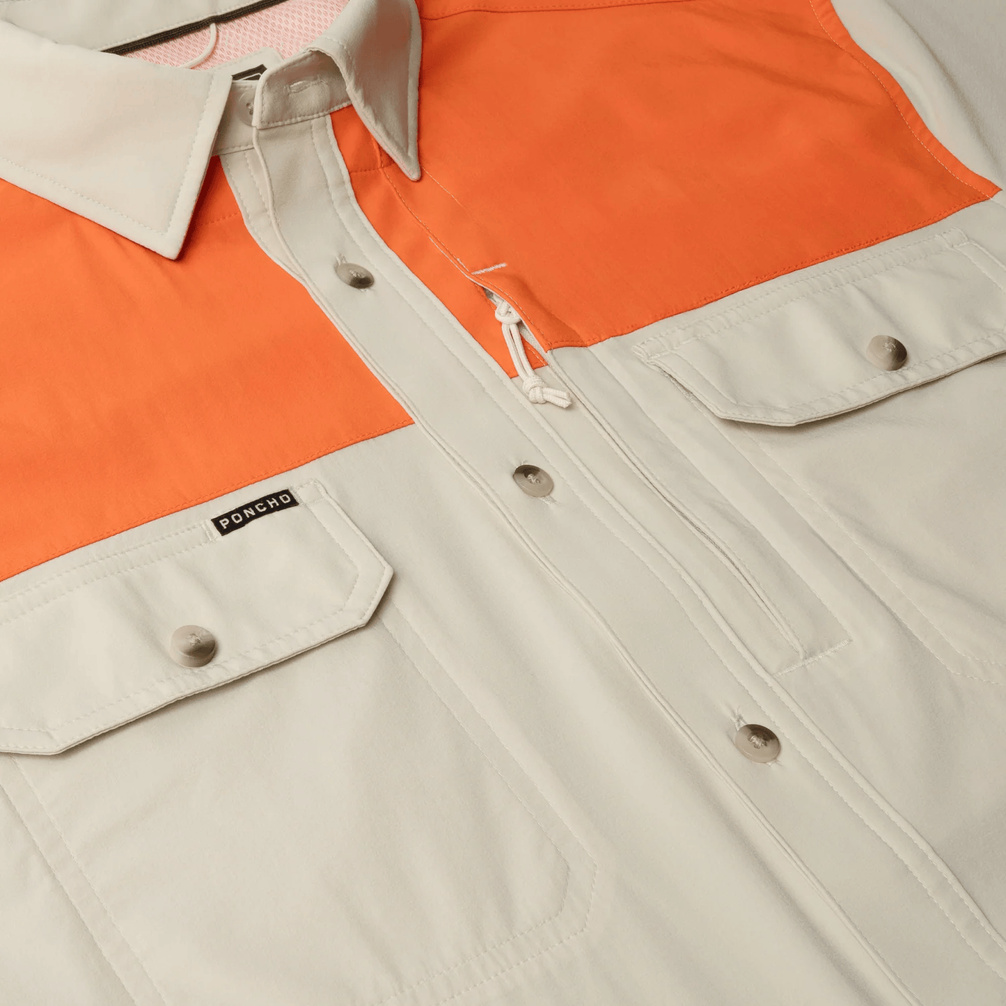 Poncho The Hebbronville Poncho Men's Long Sleeve Button Down Shirts Rivers and Glen Trading Co