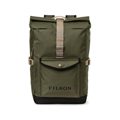 Filson All-Weather Backpack Filson Olive/Black/Cover Luggage Rivers and Glen Trading Co