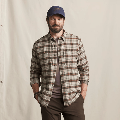 Orvis Flat Creek Tech Flannel Orvis Men's Long Sleeve Button Down Shirts Rivers and Glen Trading Co