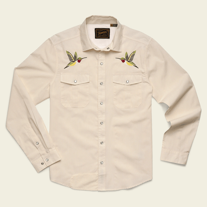 Howler Brothers Gaucho Snapshirt Howler Brothers Nectar Seekers / L Men's Long Sleeve Button Down Shirts Rivers and Glen Trading Co