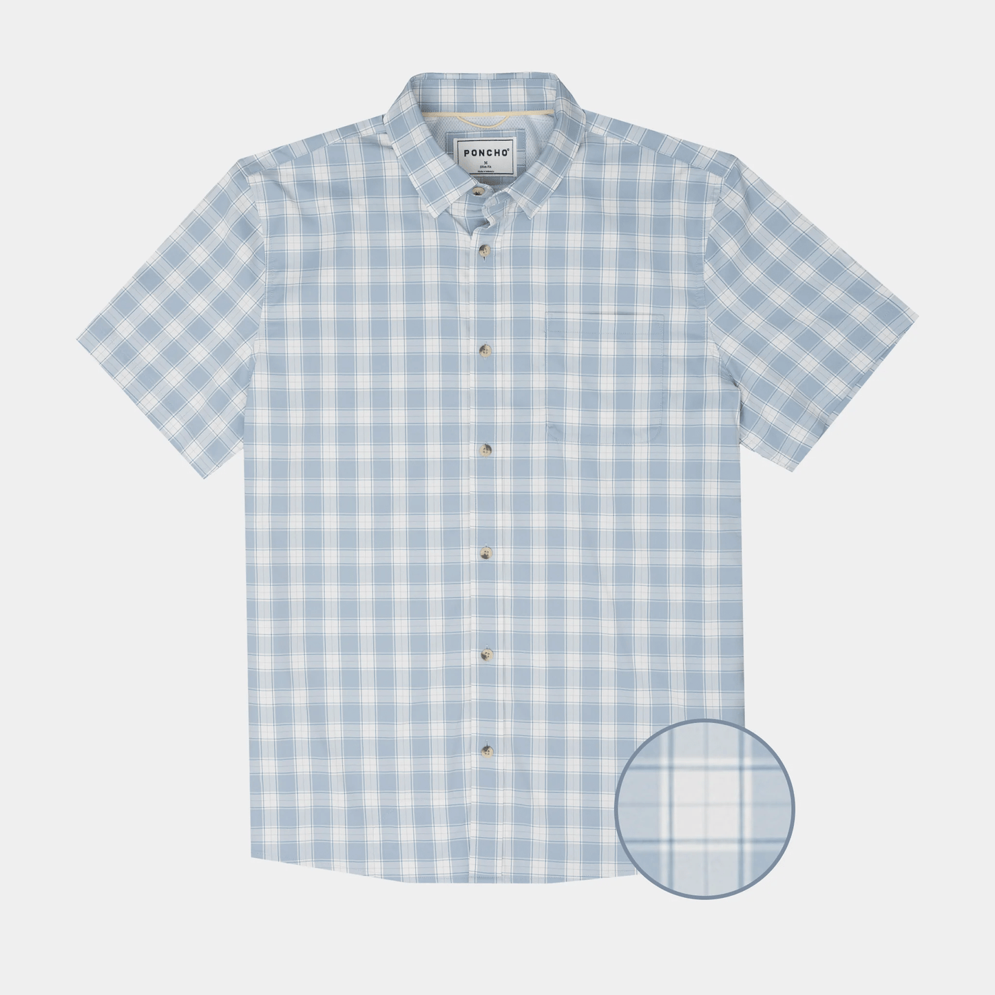 Poncho The Delray Poncho Men's Short Sleeve Button Down Shirts Rivers and Glen Trading Co