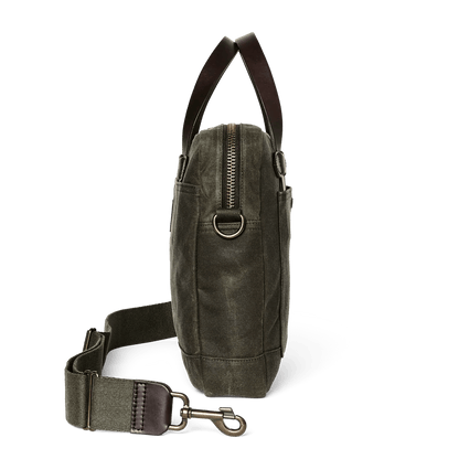 Filson Tin Cloth Compact Briefcase Filson Luggage Rivers and Glen Trading Co