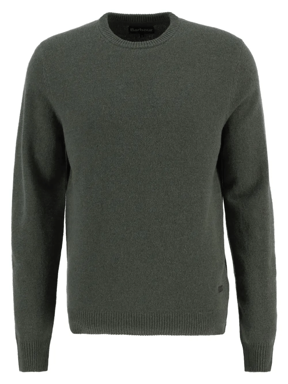 Barbour Essential Crew Neck Jumper Barbour Olive / L Men's Sweaters Rivers and Glen Trading Co
