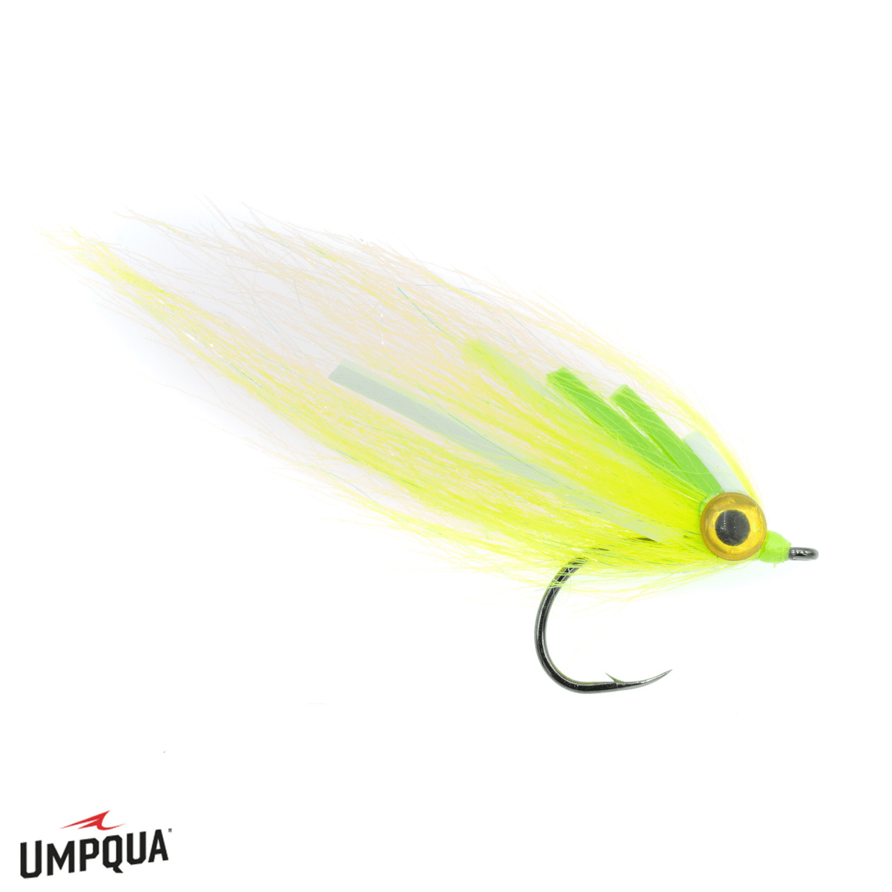 Umpqua Foam Gut Minnow Umpqua Chartreuse/Fluorescent Yellow / 01 Flies Rivers and Glen Trading Co