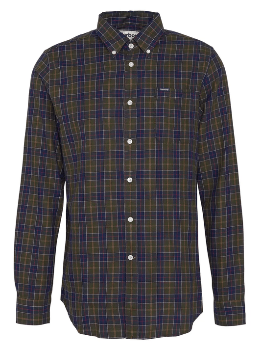 Barbour Lanark Tailored Fit Shirt Barbour Men's Long Sleeve Button Down Shirts Rivers and Glen Trading Co